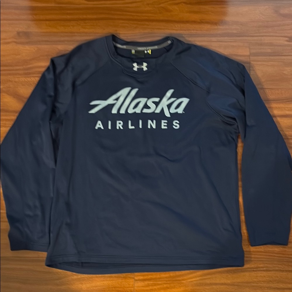 Under Armour Navy Alaska Airlines Crewneck